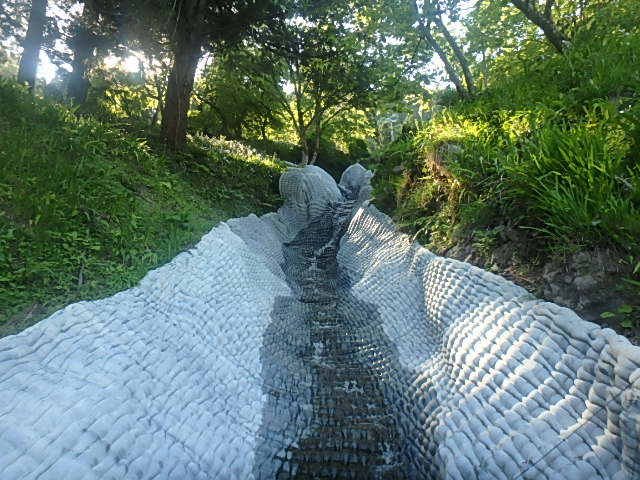 布製型枠水路工事